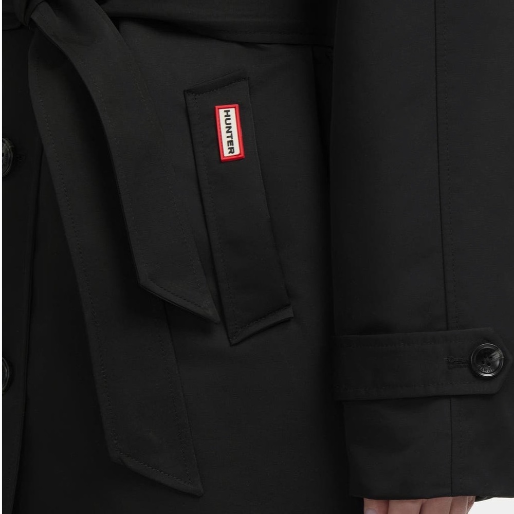 Hunter, navy, Belted Coat tag shows XS fits more like a medium NWT! - Picture 2 of 15